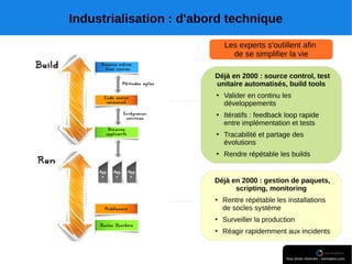 Industrialisation : d'abord technique
 