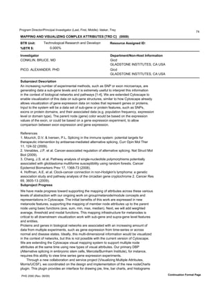 !"#$"%&'()"*+,#"-!").+)/%0'1.2*3,)$%,#"'45%3,6'7)"3,6'8)990*:;'19*<*"6'="*>
                                                                                                                            ?@
!"##$%&'"%(')$*+",$-$%&'./!#,01'"223$4+20*'523('.6'''78889:

423'+>?@=         =*+D.#0#$)+%0'E*3*%"+D'%.9'(*2*0#/&*.,              3BCFNGOB'"CC?D>BP'$(=
;423'<=                'ABAAAC

$>ABC@?DE@FG                                                          (BHEG@IB>@J%F>KLFC@'$>MFGIE@?F>
MIJN51J6'OELMK6'8(                                                    F)+9
                                                                      F5G(H=IJK'1JH=1=L=KH6'MG'LHG
!1MI6'G5KPGJ(KE6'!Q(                                                  F)+9
                                                                      F5G(H=IJK'1JH=1=L=KH6'MG'LHG

*NQHGFRBO@'(BCOG?H@?F>
G.').+"*%3).$'.R&S*"'#T'*U/*")&*.,%0'&*,D#936'3R+D'%3'HJ!'#"'*U#.'&)+"#%""%>36'%"*'
$*.*"%,).$'9%,%'%'3RSV$*.*'0*2*03'%.9'),')3'*U,"*&*0>'R3*TR0',#').,*"/"*,',D)3').T#"&%,)#.'
).',D*'+#.,*U,'#T'S)#0#$)+%0'.*,W#"<3'%.9'/%,DW%>3'XYV@ZB'[*'%"*'*U,*.9*9'M>,#3+%/*',#'
*.%S0*'2)3R%0)%,)#.'#T',D)3'9%,%'#.'3RSV$*.*'3,"R+,R"*36'3)&)0%"',#'D#W'M>,#3+%/*'%0"*%9>'
%00#W3'2)3R%0)%,)#.'#T'$*.*'*U/"*33)#.'9%,%'#.'.#9*3',D%,'"*/"*3*.,'$*.*3'#"'/"#,*).3B'
1./R,',#',D*'3>3,*&'W)00'S*'%'9%,%'3*,'#T'3RSV$*.*'#"'/"#,*).'T*%,R"*36'3R+D'%3'HJ!36'
*U#.3'#"'/"#,*).'9#&%).36'%.9',D*)"'%33#+)%,*9'9%,%'4*B$B'/#/R0%,)#.'T"*]R*.+>6'*U/"*33)#.'
0*2*0'#"'9#&%).',>/*:B'=D*'/%"*.,'.#9*'4$*.*:'+#0#"'W#R09'S*'S%3*9'#.',D*'*U/"*33)#.'
2%0R*3'#T',D*'*U#.6'#"'+#R09'S*'S%3*9'#.'%'$*.*'*U/"*33)#.'*U/*")&*.,6',#'%00#W'
+#&/%")3#.'S*,W**.'*U#.'*U/"*33)#.'%.9'$*.*'*U/"*33)#.B'

E*T*"*.+*3
YB'8#R")+D6'(B^B'_'12*"3*.6'!B5B'H/0)+).$').',D*')&&R.*'3>3,*&;'/#,*.,)%0',%"$*,3'T#"'
,D*"%/*R,)+').,*"2*.,)#.'S>'%.,)3*.3*V&*9)%,*9'%0,*".%,)2*'3/0)+).$B'MR""'I/).'8#0'=D*"'
YY6'Y`@Va`'4`AAb:B
`B'^*.%S0*36'cB!B'*,'%0B'M%.+*"V%33#+)%,*9'"*$R0%,)#.'#T'%0,*".%,)2*'3/0)+).$B'J%,'H,"R+,'8#0'
O)#0'4`AAb:B
aB'MD%.$6'cBHB'*,'%0B'!%,DW%>'%.%0>3)3'#T'3).$0*V.R+0*#,)9*'/#0>&#"/D)3&3'/#,*.,)%00>'
%33#+)%,*9'W),D'$0)#S0%3,#&%'&R0,)T#"&*'3R3+*/,)S)0),>'R3).$'"%.9#&'T#"*3,3B'M%.+*"'
K/)9*&)#0'O)#&%"<*"3'!"*2'Y?6'YadeV?a'4`AAe:B
@B'Q#TT&%.6'GBKB'*,'%0B'M0#+<V+%.+*"'+#..*+,)#.').'.#.VQ#9$<).f3'0>&/D#&%;'%'$*.*,)+'
%33#+)%,)#.'3,R9>'%.9'/%,DW%>'%.%0>3)3'#T',D*'+)"+%9)%.'$*.*'+">/,#+D"#&*'`B'M%.+*"'E*3'
db6'adAgVYa'4`AAb:B
*NQHGFRBO@'#GFDGBCC
[*'D%2*'&%9*'/"#$"*33',#W%"9'3R//#",).$',D*'&%//).$'#T'%,,")SR,*3'%+"#33',D*3*'2%")#R3'
0*2*03'#T'%S3,"%+,)#.'W),D'#R"'#.$#).$'W#"<'#.'$"#R/-&*,%.#9*-	R0*'+#.+*/,3'%.9'
"*/"*3*.,%,)#.3').'M>,#3+%/*B'=D*').),)%0'S*.*T),3'#T',D)3'W#"<'%"*'*U/"*33*9').'.*W'
&*,%.#9*'T*%,R"*36'3R//#",).$',D*'&%//).$'#T'&*&S*"'.#9*'%,,")SR,*3'R/',#',D*'/%"*.,'
.#9*'R3).$'S%3)+'TR.+,)#.3'4%2*6'3R&6'&).6'&%U6'&*9)%.:B'J*U,6'W*'W)00'%99'W*)$D,*9'
%2*"%$*6',D"*3D#09'%.9'	%0'TR.+,)#.3B'=D)3'&%//).$').T"%3,"R+,R"*'T#"'&*,%.#9*3')3'
+"),)+%0',#'%00'9#W.3,"*%&'2)3R%0)%,)#.'W#"<'W),D'3RSV$*.*'%.9'3R/"%V$*.*'0*2*0'T*%,R"*3'
%.9'*.,),)*3B
!"#,*).3'%.9'$*.*3').'S)#0#$)+%0'.*,W#"<3'%"*'%33#+)%,*9'W),D'%.').+"*%3).$'%&#R.,'#T'
9%,%'T"#&'&R0,)/0*'*U/*")&*.,36'3R+D'%3'$*.*'*U/"*33)#.'T"#&',)&*V3*")*3'#"'%+"#33'
.#"&%0'%.9'9)3*%3*'3,%,*3B'19*%00>6',D)3'&R0,)V9)&*.3)#.%0').T#"&%,)#.'W#R09'S*'2)3R%0)*9'
).',D*'+#.,*U,'#T'.*,W#"<36'SR,',D)3')3'.#,'/#33)S0*'W),D',D*'+R""*.,'2*"3)#.'#T'M>,#3+%/*B'
[*'%"*'*U,*.9).$',D*'M>,#3+%/*'2)3R%0'&%//).$'3>3,*&',#'3R//#",'&R0,)/0*'.#9*'
%,,")SR,*3'%,',D*'3%&*',)&*'R3).$'.*W',>/*3'#T'2)3R%0'%,,")SR,*3B'IR"'/")&%">'(O!'
4G0,*".%,)2*'3/0)+).$').'*&S">#.)+'3,*&'+*0036'8*"+#0%-OR".D%&'1.3,),R,*:6'T#"').3,%.+*6'
"*]R)"*3',D)3'%S)0),>',#'2)*W',)&*'3*")*3'$*.*'*U/"*33)#.'*U/*")&*.,3B'
      =D"#R$D'%'.*W'+#00%S#"%,)#.'%.9'3*"2)+*'/"#h*+,'4^)3R%0)).$'8R0,)/0*'G,,")SR,*36'
8#"")3-LMH7:6'W*'+##"9).%,*9'#.',D*'9*3)$.'%.9')&/0*&*.,%,)#.'#T',D*'.*W'.#9*MD%",3'
/0R$).B'=D)3'/0R$).'/"#2)9*3'%.').,*"T%+*'T#"'9"%W).$'/)*6'0).*6'S%"'+D%",36'%.9'D)3,#$"%&3'

 !QH'`gbA'4E*2B'Ad-Ab:                                                                                  .F>@?>NE@?F>'SFGIE@'#EDB
 