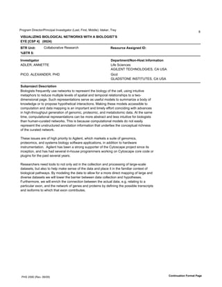 !"#$"%&'()"*+,#"-!").+)/%0'1.2*3,)$%,#"'45%3,6'7)"3,6'8)990*:;'19*<*"6'="*>
                                                                                                                             ?
!"#$%&"'"()*+",&,)"-%&*(./0,12#*0"/3*%*+",&,)"#/4#*
.5.*6-#7*89***:;;<8=
+/1*$ABC@         @#00%A#"%,)2*'B*3*%"+C                              1EFIQJRE*%FFBGAES*"K@
>+/1*?@

"ADEFCBGHCIJ                                                          KELHJCMEACN(IAO3IFC*"APIJMHCBIA
F(5HB6'FIIH==H                                                        5)D*'E+)*.+*3
                                                                      FG15HI='=H@JIK5KG1HE6'@F'LEF
!1@K6'F5HMFI(HB6'!J(                                                  G)+9
                                                                      G5F(E=KIH'1IE=1=L=HE6'@F'LEF

#QTLJIUERC*KEFRJBLCBIA
N)#0#$)3,3'D"*OP*.,0>'P3*'.*,Q#"<3',#'"*/"*3*.,',C*'A)#0#$>'#D',C*'+*006'P3).$').,P),)2*'
&*,%/C#"3',#'"*9P+*'&P0,)/0*'0*2*03'#D'3/%,)%0'%.9',*&/#"%0'"*0%,)#.3C)/3',#'%',Q#R
9)&*.3)#.%0'/%$*S'EP+C'"*/"*3*.,%,)#.3'3*"2*'%3'P3*DP0'	*03',#'3P&&%")T*'%'A#9>'#D'
<.#Q0*9$*'#"',#'/"#/#3*'C>/#,C*,)+%0').,*"%+,)#.3S'8%<).$',C*3*'	*03'%++*33)A0*',#'
+#&/P,%,)#.'%.9'9%,%'&%//).$')3'%.')&/#",%.,'%.9',)&*0>'*DD#",'+#).+)9).$'Q),C'%92%.+*3'
).'C)$CR,C"#P$C/P,'$*.*"%,)#.'#D'$*.#&)+6'/"#,*#&)+6'%.9'&*,%A#0#&)+'9%,%S'F,',C*'3%&*'
,)&*6'+#&/P,%,)#.%0'"*/"*3*.,%,)#.3'+%.'A*'&#"*'%A3,"%+,'%.9'0*33').,P),)2*'D#"'A)#0#$)3,3'
,C%.'CP&%.R+P"%,*9'.*,Q#"<3S'=C)3')3'A*+%P3*'+#&/P,%,)#.%0'	*03'9#'.#,'*%3)0>'
"*/"*3*.,',C*'P.3,"P+,P"*9'%..#,%,)#.').D#"&%,)#.',C%,'P.9*"0)*3',C*'+#.+*/,P%0'")+C.*33'
#D',C*'+P"%,*9'.*,Q#"<S''

=C*3*')33P*3'%"*'#D'C)$C'/")#"),>',#'F$)0*.,6'QC)+C'&%"<*,3'%'3P),*'#D'$*.#&)+36'
/"#,*#&)+36'%.9'3>3,*&3'A)#0#$>'3#D,Q%"*'%//0)+%,)#.36').'%99),)#.',#'C%"9Q%"*'
).3,"P&*.,%,)#.S''F$)0*.,'C%3'A**.'%'3,"#.$'3P//#",*"'#D',C*'@>,#3+%/*'/"#U*+,'3).+*'),3'
).+*/,)#.6'%.9'C%3'C%9'3*2*"%0').RC#P3*'/"#$"%&&*"3'Q#"<).$'#.'@>,#3+%/*'+#"*'+#9*'#"'
/0P$).3'D#"',C*'/%3,'3*2*"%0'>*%"3S

B*3*%"+C*"3'.**9',##03',#'.#,'#.0>'%)9').',C*'+#00*+,)#.'%.9'/"#+*33).$'#D'0%"$*R3+%0*'
9%,%3*,36'AP,'%03#',#'C*0/'&%<*'3*.3*'#D',C*'9%,%'%.9'/0%+*'),').',C*'D%&)0)%"'+#.,*V,'#D'
A)#0#$)+%0'/%,CQ%>3S'N>'	*0).$',C*'9%,%',#'%00#Q'D#"'%'&#"*'9)"*+,'&%//).$'#D'0%"$*'%.9'
9)2*"3*'9%,%3*,3'Q*'Q)00'0#Q*"',C*'A%"")*"'A*,Q**.'9%,%'+#00*+,)#.'%.9'C>/#,C*3*3S'
7P",C*"&#"*6'Q*'Q)00'*.")+C',C*'+#..*+,)#.'A*,Q**.',C*'%+,P%0'9%,%6'*S$S'"*0%,).$',#'%'
/%",)+P0%"'*V#.6'%.9',C*'.*,Q#"<'#D'$*.*3'%.9'/"#,*).3'A>'9*D).).$',C*'/#33)A0*',"%.3+")/,3'
%.9')3#D#"&3',#'QC)+C',C%,'*V#.'+#.,")AP,*3S




 !JE'WXYZ'4B*2S'Z[-ZY:                                                                                  -IACBAQHCBIA*VIJMHC*7HGE
 