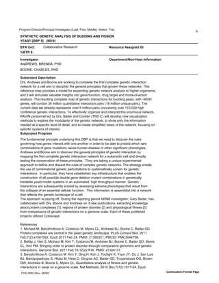 !"#$"%&'()"*+,#"-!").+)/%0'1.2*3,)$%,#"'45%3,6'7)"3,6'8)990*:;'19*<*"6'="*>
                                                                                                                             ?
!"#$%&$'()*&#&$'()+#+,"!'!)-.)/011'#*)+#1).'!!'-#)
"&+!$)21/3)45)))67789:
/$<)0?@A>         @#00%A#"%,)2*'B*3*%"+C                              <CDGNHOC)+DD@E?CP)'1>
;/$<)=>

'?BCDA@EFAGH                                                          1CIFHAJC?AK#G?L%GDA)'?MGHJFA@G?
DE(BFGH6'IBFE(D6'!J(
IKKEF6'@JDB5FH6'!J(

!NQIHGRCOA)1CDOH@IA@G?
("3L'D.9"*M3'%.9'I##.*'%"*'M#"<).$',#'+#&/0*,*',C*'N)"3,'+#&/0*,*'$*.*,)+').,*"%+,)#.'
.*,M#"<'N#"'%'+*00'%.9',#'9*+)/C*"',C*'$*.*"%0'/").+)/0*3',C%,'$#2*".',C*3*'.*,M#"<3L'=C)3'
"*N*"*.+*'&%/'/"#2)9*3'%'	*0'N#"'*O/%.9).$'$*.*,)+'.*,M#"<'%.%0>3)3',#'C)$C*"'#"$%.)3&36'
%.9'),'M)00'3,)&P0%,*'2%0P%A0*').3)$C,3').,#'$*.*'NP.+,)#.6'9"P$',%"$*,'%.9'	*Q#NQ%+,)#.'
%.%0>3)3L'=C*'"*3P0,).$'+#&/0*,*'&%/'#N'$*.*,)+').,*"%+,)#.3'N#"'AP99).$'>*%3,6'M),C'RSTTT'
$*.*36'M)00'+#.,%).'US'&)00)#.'VP%.,),%,)2*').,*"%+,)#.'/%)"3'4WX'&)00)#.'P.)VP*'/%)"3:L'=C*'
+P""*.,'9%,%'3*,'%0"*%9>'"*/"*3*.,3'#2*"'S'&)00)#.'/%)"3'P.+#2*").$'#2*"'WYT6TTT'C)$C'
+#.N)9*.+*'$*.*,)+').,*"%+,)#.3L'=#'*NN*+,)2*0>'#"$%.)Z*'%.9').,*"/"*,',C)3'*.#"&#P3'.*,M#"<6'
BD[1E'/*"3#..*0'0*9'A>'("3L'I%9*"'%.9'@#.<0).'4=B('@:'M)00'9*2*0#/'.*M'2)3P%0)Z%,)#.'
&*,C#93',#'*O/0#"*',C*'	P0%"),>'#N',C*'$*.*,)+'.*,M#"<6',#'3C#M'#.0>',C*').N#"&%,)#.'
.**9*9'%,'%'3/*+)N)+'0*2*0'#N'9*,%)06'%.9',#'+"*%,*'3)&/0)N)*9'2)*M3'#N',C*'.*,M#"<6'N#+P3).$'#.'
3/*+)N)+'3>3,*&3'#N').,*"*3,L
!NQIHGRCOA)3HGEHCDD
=C*'NP.9%&*.,%0'/").+)/0*'P.9*"0>).$',C)3'(I!')3',C%,'M*'.**9',#'9)3+#2*"',C*'"P0*3'
$#2*".).$'C#M'$*.*3').,*"%+,'M),C'#.*'%.#,C*"').'#"9*"',#'A*'%A0*',#'/"*9)+,'MC)+C'"%"*'
+#&A).%,)#.3'#N'$*.*'&P,%,)#.3'+%P3*'CP&%.'9)3*%3*'#"'#,C*"'3)$.)N)+%.,'/C*.#,>/*3L''
D.9"*M3'%.9'I##.*'%)&',#'9)3+#2*"',C*'$*.*"%0'/").+)/0*3'#N'$*.*,)+').,*"%+,)#.'A>'
&%//).$',C*'N)"3,'+#&/0*,*'$*.*,)+').,*"%+,)#.'.*,M#"<'N#"'%'*P<%">#,)+'+*00'%.9'9)"*+,0>'
,*3,).$',C*'+#.3*"2%,)#.'#N',C*3*'/").+)/0*3L''=C*>'%"*',%<).$'%'P.)VP*'*O/*")&*.,%0'
%//"#%+C',#'9*N).*'%.9'9)33*+,',C*'"P0*3'#N'+#&/0*O'$*.*,)+'.*,M#"<3L'=C*'3,"%,*$>'*.,%)03'
,C*'P3*'#N'+#&A).%,#")%0'$*.*,)+'/*",P"A%,)#.3',#'3>3,*&%,)+%00>'3+"**.'N#"'$*.*,)+'
).,*"%+,)#.3L''1.'/%",)+P0%"6',C*>'C%2*'*3,%A0)3C*9'<*>').N"%3,"P+,P"*',C%,'*.%A0*3',C*'
+#.3,"P+,)#.'#N'%00'/#33)A0*'9#PA0*'$*.*'9*0*,)#.'&P,%.,'+#&A).%,)#.3').'$*.*,)+%00>'
,"%+,%A0*'>*%3,'	*0'3>3,*&3').'%.'%P,#&%,*96'C)$C',C"#P$C/P,'&%..*"L'*.*,)+'
).,*"%+,)#.3'%"*'3PA3*VP*.,0>'3+#"*9'A>'%33*33).$'*O,"*&*'/C*.#,>/*3',C%,'"*3P0,'N"#&'
,C*'+#00%/3*'#N'%.'*33*.,)%0'+*00P0%"'NP.+,)#.L''=C)3').N#"&%,)#.')3'%33*&A0*9').,#'%'.*,M#"<'
,C%,'"*N0*+,3',C*'$*.*,)+'0%.93+%/*'#N'%'+*00L
=C*'%//"#%+C')3'/%>).$'#NNL'(P").$',C*'"*/#",).$'/*")#9'EBEI').2*3,)$%,#"6'%">'I%9*"6'C%3'
+#00%A#"%,*9'M),C'("3L'I##.*'%.9'D.9"*M3'#.'U'.*M'/PA0)+%,)#.36'*O,"%+,).$'<.#M0*9$*'
%A#P,'/"#,*).'+#&/0*O*3']W^6'"*$)#.3'#N'/"#,*).'9)3#"9*"']_^'%.9'/C>3)#0#$)+%0'N),.*33']U^'
N"#&'+#&/%")3#.3'#N'$*.*,)+').,*"%+,)#.3'#.'%'$*.#&*'3+%0*L'F%+C'#N',C*3*'/PA0)3C*9'
/"#`*+,3'P,)0)Z*9'@>,#3+%/*L

B*N*"*.+*3
WL'8)+C%P,'86'I%">3C.)<#2%'D6'@#3,%.Z#'86'8>*"3'@56'D.9"*M3'Ia6'I##.*'@6'I%9*"'(L'
!"#,*).'+#&/0*O*3'%"*'+*.,"%0').',C*'>*%3,'$*.*,)+'0%.93+%/*L'!5#H'@#&/P,'I)#0L'_TWW'
7*AbY4_:;*WTTWT?_L'F/PA'_TWW'7*A'_cL'!81(;'_WU?TUUWb'!8@1(;'!8@UTccYdXL
_L'I*00%>'a6'J%.'H6'8)+C%P,'86'e)&'=6'@#3,%.Z#'86'D.9"*M3'Ia6'I##.*'@6'I%9*"'(6'8>*"3'
@56'e)&'!8L'I").$).$'#"9*"',#'/"#,*).'9)3#"9*"',C"#P$C'+#&/%"%,)2*'$*.#&)+3'%.9'$*.*,)+'
).,*"%+,)#.3L'*.#&*'I)#0L'_TWW'7*A'WSbW_4_:;BWcL'!81(;'_WU_cWUWL
UL'I%">3C.)<#2%'D6'@#3,%.Z#'86'e)&'f6'().$'J6'e#C'a6'=#PN)$C)'e6'f#P.'af6'KP'a6'H%.'5P)3'
Ia6'I%.9>#/%9C>%>'H6'J)AA3'86'J*33'(6').$"%3'D@6'I%9*"'(6'="#>%.3<%>%'K6'I"#M.'
G6'D.9"*M3'I6'I##.*'@6'8>*"3'@5L'gP%.,),%,)2*'%.%0>3)3'#N'N),.*33'%.9'$*.*,)+'
).,*"%+,)#.3').'>*%3,'#.'%'$*.#&*'3+%0*L'E%,'8*,C#93L'_TWT'(*+bY4W_:;WTWYQ_cL'F/PA'
 !JH'_d?T'4B*2L'TS-T?:                                                                                  (G?A@?NFA@G?).GHJFA)3FEC
 