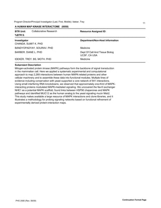 !"#$"%&'()"*+,#"-!").+)/%0'1.2*3,)$%,#"'45%3,6'7)"3,6'8)990*:;'19*<*"6'="*>
                                                                                                                            ??
!"#$%!&"%!'"()&!*+")&,+-!.,/%+"""011234

6,-"$9:;8         @#00%A#"%,)2*'B*3*%"+C                              -=>AIBJ="!>>:?9=K")C8
56,-"78

)9<=>;:?@;AB                                                          C=D@B;E=9;F&A9G#A>;")9HABE@;:A9
@DEF(E6'GH81='I6'!D(
JEF(KL!E(KEK6'GLHBEM6'!D(                                             8*9)+).*
JEBJPB6'(1EFP'56'!D(                                                  (*/,'LN'@*00'E.9'=)33O*'J)#0#$
                                                                      H@G76'@E'HGE
1(PIPB6'=BPK6'JG6'8L=D6'!D(                                           8*9)+).*

*ILDBAM=J;"C=>JB:D;:A9
8),#$*.Q%+,)2%,*9'/"#,*).'<).%3*'48E!I:'/%,CR%>3'N#"&',C*'A%+<A#.*'#N'3)$.%0',"%.39O+,)#.'
).',C*'&%&&%0)%.'+*00S'D*"*'R*'%//0)*9'%'3>3,*&%,)+'*T/*")&*.,%0'%.9'+#&/O,%,)#.%0'
%//"#%+C',#'&%/'U6UVW').,*"%+,)#.3'A*,R**.'CO&%.'8E!IQ"*0%,*9'/"#,*).3'%.9'#,C*"'
+*00O0%"'&%+C).*">'%.9',#'%33*&A0*',C*3*'9%,%').,#'NO.+,)#.%0'	O0*3S'8O0,)/0*'0).*3'#N'
*2)9*.+*').+0O9).$'+#.3*"2%,)#.'R),C'>*%3,'3O//#",*9'%'+#"*'.*,R#"<'#N'VX?').,*"%+,)#.3S'
H3).$'3&%00').,*"N*").$'BFE'<.#+<9#R.36'R*'#A3*"2*9',C%,'%//"#T)&%,*0>'#.*Q,C)"9'#N'8E!IQ
).,*"%+,).$'/"#,*).3'	O0%,*9'8E!IQ&*9)%,*9'3)$.%0).$S'Y*'O.+#2*"*9',C*'F%QD'*T+C%.$*"'
FDP?'%3'%'/#,*.,)%0'8E!I'3+%NN#096'N#O.9'0).<3'A*,R**.'DG!WZ'+C%/*"#.*3'%.9'8E!I'
/%,CR%>3'%.9')9*.,)N)*9'8H@?U'%3',C*'CO&%.'%.%0#$',#',C*'>*%3,'3)$.%0).$'&O+).'83AUS'
=C)3'3,O9>'&%<*3'%2%)0%A0*'%'0%"$*'"*3#O"+*'#N'8E!I').,*"%+,)#.3'%.9'+0#.*'0)A"%")*36'%.9'),'
)00O3,"%,*3'%'&*,C#9#0#$>'N#"'/"#A).$'3)$.%0).$'.*,R#"<3'A%3*9'#.'NO.+,)#.%0'"*N).*&*.,'#N'
*T/*")&*.,%00>'9*")2*9'/"#,*).Q).,*"%+,)#.'&%/3S




 !DG'U[WZ'4B*2S'ZV-ZW:                                                                                  .A9;:9I@;:A9"NABE@;"'@?=
 