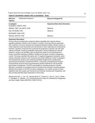 !"#$"%&'()"*+,#"-!").+)/%0'1.2*3,)$%,#"'45%3,6'7)"3,6'8)990*:;'19*<*"6'="*>
                                                                                                                            ?@
!"#"$%&'#"$()*+,'-#."*/0%#!'&%/%)!"#",%,'''122345

7$*'-:;<9         A#00%B#"%,)2*'C*3*%"+D                              *>?BJCK>'L??;@:>M'%.9
67$*'89

%:=>?<;@A<BC                                                          .>DAC<E>:<F#B:GHB?<'%:IBCEA<;B:
E5FFGHI6'JHGF!K6'!K(
1(FLFC6'=CFM6'NG6'8H=K6'!K(                                           8*9)+).*
5FF6'L1MHOIE6'!K(                                                     8*9)+).*
IHPQC1IH6'EQ1Q6'!K(
GC1PQG6'CHK1=K6'!K(                                                   8*9)+).*

,JNDCBO>K<'.>?KC;D<;B:
!")&%">'+)0)%'%"*'*2#0R,)#.%")0>'+#.3*"2*9'+*00R0%"'#"$%.*00*3',D%,'#"$%.)S*'9)2*"3*'
3)$.%00).$'/%,DT%>3U'(*V*+,3').',D*'V#"&%,)#.'#"'VR.+,)#.'#V'/")&%">'+)0)%'%"*'%33#+)%,*9'
T),D'%'3/*+,"R&'#V'DR&%.'9)3*%3*3'%.9'9*2*0#/&*.,%0'%B.#"&%0),)*3U'E*.*,)+'3+"**.3').'
	*0'#"$%.)3&3'D%2*'9)3+#2*"*9'+#"*'&%+D).*")*3'#V'+)0)R&'%33*&B0>'%.9'&%).,*.%.+*U'
K#T*2*"6'"*$R0%,#">' *+R0*3',D%,'+##"9).%,*',D*'B)#$*.*3)3'#V'/")&%">'+)0)%'T),D'#,D*"'
+*00R0%"'/"#+*33*36').+0R9).$'+>,#3<*0*,%0'#"$%.)S%,)#.6'2*3)+0*',"%VV)+<).$'%.9'+*00W+*00'
%9D*3)#.6'"*&%).',#'B*')9*.,)V)*9U'K*"*'T*'"*/#",',D*'"*3R0,3'#V'%'VR.+,)#.%0'$*.#&)+'
3+"**.'R3).$'CIQ').,*"V*"*.+*'4CIQ):',#')9*.,)V>'DR&%.'$*.*3').2#02*9').'+)0)#$*.*3)3'
+#.,"#0U'=D*'3+"**.')9*.,)V)*9'XY'/#3),)2*'%.9'ZX'.*$%,)2*'+)0)#$*.*3)3'	R0%,#"36'TD)+D'
).+0R9*' *+R0*3').2#02*9').'%+,).'9>.%&)+3'%.9'2*3)+0*',"%VV)+<).$U'7R",D*"').2*3,)$%,)#.'
9*&#.3,"%,*9',D%,'B0#+<).$'%+,).'%33*&B0>'V%+)0),%,*3'+)0)#$*.*3)3'B>'3,%B)0)S).$',D*'
/*")+*.,"#3#&%0'/"*+)0)%">'+#&/%",&*.,'4!!A:6'%'/"*2)#R30>'R.+D%"%+,*")S*9'+#&/%+,'
2*3)+R0#,RBR0%"'3,"R+,R"*'3,#").$',"%.3&*&B"%.*'/"#,*).3'9*3,).*9'V#"'+)0)%'9R").$',D*'
*%"0>'/D%3*'#V'+)0)#$*.*3)3U'=D*'!!A'T%3'0%B*00*9'B>'"*+>+0).$'*.9#3#&*'&%"<*"3U'
8#"*#2*"6'<.#+<9#T.'#V'	R0%,#"3',D%,'%"*').2#02*9').',D*'*.9#+>,)+'"*+>+0).$'/%,DT%>'
%VV*+,*9',D*'V#"&%,)#.'#V',D*'!!A'%3'T*00'%3'+)0)#$*.*3)3U'HR"'"*3R0,3'R.+#2*"'%'+"),)+%0'
"*$R0%,#">'3,*/',D%,'+#R/0*3'%+,).'9>.%&)+3'%.9'*.9#+>,)+'"*+>+0).$'T),D'+)0)#$*.*3)36'%.9'
%03#'/"#2)9*3'/#,*.,)%0',%"$*,' *+R0*3'V#"'VR,R"*'3,R9>U'

QB3,"%+,'V"#&'L)&6'JU6'5**6'JUFU6'K*>.*.WE*.*06'GU6'GR>%&%6'FU6'H.#6'LU6'5**6'LU6'19*<*"6'
=U6'QS%WN0%.+6'!U6'E0**3#.6'JUEU'7R.+,)#.%0'$*.#&)+'3+"**.'V#"'	R0%,#"3'#V'+)0)#$*.*3)3'
%.9'+)0)R&'0*.$,DU'I%,R"*'@Y@4[?Z:;Z]@^W_Z'4?]Z]:




 !KG'?_]'4C*2U']Y-]:                                                                                  &B:<;:JA<;B:'PBCEA<'QA@>
 