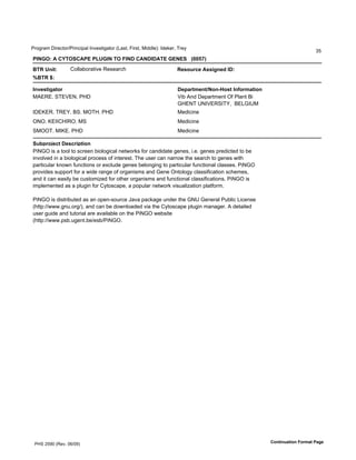 !"#$"%&'()"*+,#"-!").+)/%0'1.2*3,)$%,#"'45%3,6'7)"3,6'8)990*:;'19*<*"6'="*>
                                                                                                                            ?@
!"#$%&'(')*+%,)(!-'!./$"#'+%'0"#1')(#1"1(+-'$-#-,'''233456

8+9'/;<=&         A#00%B#"%,)2*'C*3*%"+D                              9?@CKDL?'(@@<A;?M'"1&
78+9':&

";>?@=<AB=CD                                                          1?EBD=F?;=G#C;HIC@='";JCDFB=<C;
8FLCL6'O=LELM6'!K(                                                    E)B'F.9'(*/%",&*.,'GH'!0%.,'I)
                                                                      JKLM='NM1ELCO1=P6''IL5J1N8
1(LQLC6'=CLP6'IO6'8G=K6'!K(                                           8*9)+).*
GMG6'QL11AK1CG6'8O                                                    8*9)+).*
O8GG=6'81QL6'!K(                                                      8*9)+).*

,KNEDCO?L='1?@LD<E=<C;
!)MJG')3'%',##0',#'3+"**.'B)#0#$)+%0'.*,R#"<3'H#"'+%.9)9%,*'$*.*36')S*S'$*.*3'/"*9)+,*9',#'B*'
).2#02*9').'%'B)#0#$)+%0'/"#+*33'#H').,*"*3,S'=D*'T3*"'+%.'.%""#R',D*'3*%"+D',#'$*.*3'R),D'
/%",)+T0%"'<.#R.'HT.+,)#.3'#"'*U+0T9*'$*.*3'B*0#.$).$',#'/%",)+T0%"'HT.+,)#.%0'+0%33*3S'!)MJG'
/"#2)9*3'3T//#",'H#"'%'R)9*'"%.$*'#H'#"$%.)3&3'%.9'J*.*'G.,#0#$>'+0%33)H)+%,)#.'3+D*&*36'
%.9'),'+%.'*%3)0>'B*'+T3,#&)V*9'H#"'#,D*"'#"$%.)3&3'%.9'HT.+,)#.%0'+0%33)H)+%,)#.3S'!)MJG')3'
)&/0*&*.,*9'%3'%'/0T$).'H#"'A>,#3+%/*6'%'/#/T0%"'.*,R#"<'2)3T%0)V%,)#.'/0%,H#"&S

!)MJG')3'9)3,")BT,*9'%3'%.'#/*.W3#T"+*'X%2%'/%+<%$*'T.9*"',D*'JMN'J*.*"%0'!TB0)+'5)+*.3*'
4D,,/;--RRRS$.TS#"$-:6'%.9'+%.'B*'9#R.0#%9*9'2)%',D*'A>,#3+%/*'/0T$).'&%.%$*"S'F'9*,%)0*9'
T3*"'$T)9*'%.9',T,#")%0'%"*'%2%)0%B0*'#.',D*'!)MJG'R*B3),*'
4D,,/;--RRRS/3BST$*.,SB*-*3B-!)MJGS




 !KO'Y@Z['4C*2S'[-[Z:                                                                                  )C;=<;KB=<C;'0CDFB='!BA?
 