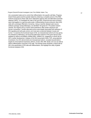 !"#$"%&'()"*+,#"-!").+)/%0'1.2*3,)$%,#"'45%3,6'7)"3,6'8)990*:;'19*<*"6'="*>
                                                                                                                         ?@
).,#'%'/0A")/#,*.,'3,%,*'%.9',#'+#.,"#0',B*)"'9)CC*"*.,)%,)#.').,#'3/*+)C)+'+*00'C%,*3D'!"#$"*33'
,#E%"9',B*3*'$#%03'E#A09'F*'$"*%,0>'B*0/*9'F>'#F,%).).$'%'+#&/0*,*'/)+,A"*'#C',B*'GHI'
)3#C#"&3'/"#9A+*9'F>',B*3*'+*003'9A*',#'%0,*".%,)2*'3/0)+).$'4IJ:'%.9'%0,*".%,)2*'/"#&#,*"'
3*0*+,)#.'4I!J:D'=#').2*3,)$%,*',B*'"#0*3'#C'IJ'%.9'I!J6'"*+)/"#+%0'*K#.L*K#.'MA.+,)#.3'
E*"*').,*""#$%,*9'#.'%'$*.#&*LE)9*'3+%0*').'9)CC*"*.,)%,).$'&#A3*'*&F">#.)+'3,*&'4NJ:'
+*003'E),B'%'/"#,#,>/*'ICC>&*,")K'&)+"#%""%>D'O3).$'%'"*+*.,0>'"*0*%3*9'#/*.L3#A"+*'
3#C,E%"*'/%+<%$*'.%&*9'I0,I.%0>P*6'E*')9*.,)C)*9'QRR'$*.*3'C#"'Q@S'/A,%,)2*')3#C#"&'
2%")%.,36',B*'&%M#"),>'4T@U:'#C'EB)+B'E*"*'/"*9)+,*9',#'%0,*"'/"#,*).'3*VA*.+*'%.9'
9#&%).'+#&/#3),)#.D'W*")C)*9'%0,*".%,)2*'*K#.3'E*"*'0%"$*0>'%33#+)%,*9'E),B'/%,BE%>3'#C'
X.,'3)$.%0).$'%.9'+*00L+>+0*'+#.,"#06'%.9','E*"*'+#.3*"2*9'F*,E**.'&#A3*'%.9'
BA&%.D'=#'*K%&).*',B*'CA.+,)#.%0')&/%+,'#C'IJ6'E*'+B%"%+,*")P*9')3#C#"&3'C#"',E#'$*.*3D'
I3'/"*9)+,*9'F>'I0,I.%0>P*6'E*'C#A.9',B%,'%0,*".%,)2*')3#C#"&3'#C',B*'$*.*'J*"+%Y'E*"*'
,%"$*,*9'F>'9)3,).+,'&)+"#GHI3'4&)GHILYSSF6'&)GHILYQR:6'3A$$*3,).$'%'+"),)+%0'"#0*'C#"'
IJ').'+%"9)%+'9*2*0#/&*.,D'I.%0>3)3'#C',B*'X.,',"%.3+")/,)#.'C%+,#"'=+C?6'A3).$'3*0*+,)2*'
<.#+<9#E.'#C'%.'NJ'+*00L*.")+B*9'%.9'+B%"%+,*")P*9')3#C#"&6'"*2*%0*9'3*2*"%0'9)3,).+,'
,%"$*,3'C#"',"%.3+")/,)#.%0'"*/"*33)#.'4J,&.Y6'Z+.9Y6'I,C?6'[0CR6'H#9%06'%.9'A.:'%3'E*00'%3'
9)3,).+,'9)CC*"*.,)%,)#.'#A,+#&*3').'NJ'+*003D'=B*'C).9).$3'B*"*).')00A3,"%,*'%'+"),)+%0'"#0*'C#"'
IJ').',B*'3/*+)C)+%,)#.'#C'NJ'+*003'E),B'9)CC*"*.,)%,)#.6'%.9'B)$B0)$B,',B*'A,)0),>'#C'$0#F%0'
CA.+,)#.%0'%.%0>3*3'#C'IJD




 !]J'Y^_S'4G*2D'ST-S_:                                                                               !"#$%#&'$%"#()"*+'$(,'-.
 