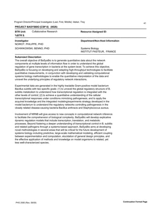 !"#$"%&'()"*+,#"-!").+)/%0'1.2*3,)$%,#"'45%3,6'7)"3,6'8)990*:;'19*<*"6'="*>
                                                                                                                            ?@
!"#$%&'()*+,+)-#(.&+!(/0(((1223/4

)'"(89:;7         A#00%B#"%,)2*'C*3*%"+D                              "=>AKBL=(*>>:?9=M(-C7
5)'"(67

-9<=>;:?@;AB                                                          C=D@B;E=9;FGA9HIA>;(-9JABE@;:A9
EF1CF=6'!G151!!H6'!G(
IAGM1NFMIN16'JHEEF6'!G(                                               I>3,*&3'J)#0#$>
                                                                      1EI=1=K='!LI=HKC6''7CLEAH

+KNDBAO=L;(C=>LB:D;:A9
=D*'#2*"%00'#BO*+,)2*'#P'J%I>3J)#')3',#'$*.*"%,*'QR%.,),%,)2*'9%,%'%B#R,',D*'.*,S#"<'
+#&/#.*.,3'%,'&R0,)/0*'0*2*03'#P').P#"&%,)#.'P0#S').'#"9*"',#'R.9*"3,%.9',D*'$0#B%0'
"*$R0%,)#.'#P'$*.*',"%.3+")/,)#.').'B%+,*")%'%,',D*'3>3,*&'0*2*0T'=#'%+D)*2*',D)3'#BO*+,)2*6'
J%I>3J)#')3'P#+R3).$'#.'9*2*0#/).$'%.9'%9%/,).$'D)$DU,D"#R$D/R,',*+D.#0#$)*3',#'P%+)0),%,*'
QR%.,),%,)2*'&*%3R"*&*.,36').'+#.OR.+,)#.'S),D'9*2*0#/).$'%.9'2%0)9%,).$'+#&/R,%,)#.%0'
3>3,*&3'B)#0#$>'&*,D#9#0#$)*3',#'*.%B0*',D*'QR%.,),%,)2*').,*"/"*,%,)#.'#P',D*'9%,%'%.9'
R."%2*0',D*'R.9*"0>).$'/").+)/0*3'#P'"*$R0%,#">'.*,S#"<').,*"%+,)#.3T

HV/*")&*.,%0'9%,%'%"*'$*.*"%,*9').',D*'D)$D0>',"%+,%B0*'W"%&U/#3),)2*'	*0'B%+,*")R&'
J%+)00R3'3RB,)0)3'S),D',S#'3/*+)P)+'$#%03;'4@:',#'R."%2*0',D*'$0#B%0'"*$R0%,#">'3,"R+,R"*'#P'JT'
3RB,)0)3'&*,%B#0)3&',#'R.9*"3,%.9'D#S',"%.3+")/,)#.%0'"*$R0%,)#.')3').,*$"%,*9'S),D',D*'
#,D*"'0*2*03'#P'+#.,"#0X'4Y:',#'%+D)*2*'%'QR%.,),%,)2*'R.9*"3,%.9).$'#P',D*'+*00R0%"'
,"%.3+")/,)#.%0'"*3/#.3*3'R.9*"'+#.9),)#.3'&)&)+<).$'/%,D#$*.*3)36'%.9',#'%//0>',D*'
%+QR)"*9'<.#S0*9$*'%.9',D*').,*$"%,*9'	*0).$-*V/*")&*.,3'3,"%,*$>'9*2*0#/*9').',D*'
	*0'B%+,*")R&',#'R.9*"3,%.9',D*'"*$R0%,#">'.*,S#"<3'+#.,"#00).$'/%,D#$*.*3)3').',D*'
+0#3*0>'"*0%,*9'9)3*%3*U+%R3).$'B%+,*")%'J%+)00R3'%.,D"%+)3'%.9'I,%/D>0#+#++R3'%R"*R3T

1.2#02*&*.,'#P'ECEJ'S)00'$)2*'%++*33',#'.*S'+#.+*/,3').'+#&/R,%,)#.%0'.*,S#"<').P*"*.+*'
,#'P%+)0),%,*',D*'+#&/"*D*.3)#.'#P'B)#0#$)+%0'+#&/0*V),>T'J%I>3J)#'S)00'9*2*0#/'*V/0)+%,)2*'
9>.%&)+'"*$R0%,)#.'	*03',D%,').+0R9*',"%.3+")/,)#.6',"%.30%,)#.6'%.9'&*,%B#0)+'
/"#+*33*3T'J*>#.9'P#3,*").$'%'9**/*"'R.9*"3,%.9).$'#P',"%.3+")/,)#.%0'+#.,"#0').'JT'3RB,)0)3'
%.9'"*0%,*9'/%,D#$*.3',D"#R$D'%'3>3,*&3UB%3*9'%//"#%+D6'J%I>3J)#'%)&3'%,'9*2*0#/).$'
.#2*0'&*,D#9#0#$)*3').'3*2*"%0'%"*%3',D%,'S)00'B*'+"),)+%0'P#"',D*'PR,R"*'9*2*0#/&*.,'#P'
3>3,*&3'B)#0#$>').+0R9).$'/"*9)+,)2*6'0%"$*U3+%0*'&%,D*&%,)+%0'	*0).$6'*PP)+)*.,'+#R/0).$'
B*,S**.'*V/*")&*.,%,)#.'%.9'+#&/R,%,)#.6'*0R+)9%,)#.'#P'$*.*"%0'9*3)$.'/").+)/0*36'%.9'
,D*'*PP*+,)2*'%//0)+%,)#.'#P'&*,D#93'%.9'<.#S0*9$*'#.'	*0'#"$%.)3&3',#'"*0%,*96'>*,'
0*33'S*00U+D%"%+,*")Z*9'3/*+)*3T




 !GI'Y[]'4C*2T']^-]:                                                                                  &A9;:9K@;:A9(PABE@;(!@?=
 