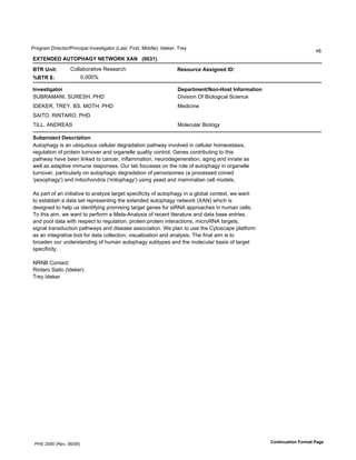 !"#$"%&'()"*+,#"-!").+)/%0'1.2*3,)$%,#"'45%3,6'7)"3,6'8)990*:;'19*<*"6'="*>
                                                                                                                            ?@
!"#!$%!%&'(#)*+',-&$!#.)/0&"'$&&&122345

7#/&(:;<9         D#00%E#"%,)2*'F*3*%"+G                              /?@CJDK?&'@@;A:?L&=%9
67#/&89                'ABAAAC

=:>?@<;AB<CD                                                          %?EBD<F?:<G$C:H+C@<&=:ICDFB<;C:
KLJFM8MN16'KLFOKP6'!P(                                                ()2)3)#.'HI'J)#0#$)+%0'K+)*.+*
1(OQOF6'=FOR6'JK6'8H=P6'!P(                                           8*9)+).*
KM1=H6'F1N=MFH6'!P(
=1556'MN(FOMK                                                         8#0*+S0%"'J)#0#$>

MJNEDCO?K<&%?@KD;E<;C:
MS,#/G%$>')3'%.'SE)TS),#S3'+*00S0%"'9*$"%9%,)#.'/%,GU%>').2#02*9').'+*00S0%"'G#&*#3,%3)36'
"*$S0%,)#.'#I'/"#,*).',S".#2*"'%.9'#"$%.*00*'TS%0),>'+#.,"#0B'V*.*3'+#.,")ES,).$',#',G)3'
/%,GU%>'G%2*'E**.'0).<*9',#'+%.+*"6').I0%&&%,)#.6'.*S"#9*$*.*"%,)#.6'%$).$'%.9')..%,*'%3'
U*00'%3'%9%/,)2*')&&S.*'"*3/#.3*3B'HS"'0%E'I#+S33*3'#.',G*'"#0*'#I'%S,#/G%$>').'#"$%.*00*'
,S".#2*"6'/%",)+S0%"0>'#.'%S,#/G%$)+'9*$"%9%,)#.'#I'/*"#W)3#&*3'4%'/"#+*33*9'+#).*9'
X/*W#/G%$>X:'%.9'&),#+G#.9")%'4X&),#/G%$>X:'S3).$'>*%3,'%.9'&%&&%0)%.'+*00'	*03B

M3'/%",'#I'%.').),)%,)2*',#'%.%0>Y*',%"$*,'3/*+)I)+),>'#I'%S,#/G%$>').'%'$0#E%0'+#.,*W,6'U*'U%.,'
,#'*3,%E0)3G'%'9%,%'3*,'"*/"*3*.,).$',G*'*W,*.9*9'%S,#/G%$>'.*,U#"<'4ZMN:'UG)+G')3'
9*3)$.*9',#'G*0/'S3')9*.,)I>).$'/"#&)3).$',%"$*,'$*.*3'I#"'3)FNM'%//"#%+G*3').'GS&%.'+*003B'
=#',G)3'%)&6'U*'U%.,',#'/*"I#"&'%'8*,%[M.%0>3)3'#I'"*+*.,'0),*"%,S"*'%.9'9%,%'E%3*'*.,")*36'
%.9'/##0'9%,%'U),G'"*3/*+,',#'"*$S0%,)#.6'/"#,*).;/"#,*).').,*"%+,)#.36'&)+"#FNM',%"$*,36'
3)$.%0',"%.39S+,)#.'/%,GU%>3'%.9'9)3*%3*'%33#+)%,)#.B'*'/0%.',#'S3*',G*'D>,#3+%/*'/0%,I#"&'
%3'%.').,*$"%,)2*',##0'I#"'9%,%'+#00*+,)#.6'2)3S%0)Y%,)#.'%.9'%.%0>3)3B'=G*'I).%0'%)&')3',#'
E"#%9*.'#S"'S.9*"3,%.9).$'#I'GS&%.'%S,#/G%$>'3SE,>/*3'%.9',G*' *+S0%"'E%3)3'#I',%"$*,'
3/*+)I)+),>B'

NFNJ'D#.,%+,;
F).,%"#'K%),#'419*<*":
="*>'19*<*"




 !PK']^_A'4F*2B'A`-A_:                                                                                  PC:<;:JB<;C:&QCDFB<&*BA?
 