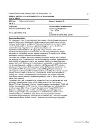 !"#$"%&'()"*+,#"-!").+)/%0'1.2*3,)$%,#"'45%3,6'7)"3,6'8)990*:;'19*<*"6'="*>
                                                                                                                            ?@
!"#"$%&'(#)'*+,"&-,(.'"/%)"*%+,+!0'+1'()-,$'!,%+*('
2&3/'45'''677849
;$.'->?@=         A#00%B#"%,)2*'C*3*%"+D                              .BCFNGOB'(CC?D>BP'%)=
:;$.'<=

%>ABC@?DE@FG                                                          )BHEG@IB>@J#F>KLFC@'%>MFGIE@?F>
JCEKIAL6'8FCMFCE=6'!L(                                                E/)9*&)#0#$>'F.9'G)#3,%,3
                                                                      HAI76'AF'HIF
!1AN6'F5EOFK(EC6'!L(                                                  M)+9
                                                                      M5F(I=NKE'1KI=1=H=EI6'AF'HIF

3NQHGFRBO@')BCOG?H@?F>
NP"'+#00%B#"%,#"3').',D*'J"*.3+D'0%B#"%,#">'%"*'*.$%$*9').'Q#P"'%+,)2),)*3'*.+#&/%33).$'
$*.#&)+6'B)#).Q#"&%,)+6'B)#3,%,)3,)+%06'%.9'0%B#"%,#">'&*,D#93',#'3,P9>',D*'$*.*,)+'%.9'
 *+P0%"'*/)9*&)#0#$>'#Q'%9P0,'$0)#&%R'=D*'#2*"%"+D).$'D>/#,D*3)3'#Q',D)3'S#"<')3',D%,'
.#2*0').D*"),*9'2%")%,)#.').'$0)#&%'3P3+*/,)B)0),>'%.9'/"#$.#3)3'+%.'B*')9*.,)Q)*9'4#"'
+#.Q)"&*9:',D"#P$D').,*$"%,)#.'#Q'.*S'$*.#&)+',*+D.#0#$)*3'%.9'
B)#).Q#"&%,)+-B)#3,%,)3,)+%0',##03'S),D'D)$DTUP%0),>'3PBV*+,'"*3#P"+*3R'=D*>'QP",D*"'
D>/#,D*3)W*',D%,'9*&#$"%/D)+6'*.2)"#.&*.,%06'%.9')&&P.#0#$)+%0'Q%+,#"3'%"*'0)<*0>',#'
).Q0P*.+*'3P+D'3P3+*/,)B)0),>6'%.9',D%,'9)QQ*"*.,'+#.3,*00%,)#.3'#Q'Q%+,#"3'&%>'B*').2#02*9'
S),D'9)QQ*"*.,'D)3,#0#$)+'%.9' *+P0%"'3PB,>/*3'#Q'$0)#&%R
=D*'/"#V*+,'D%3'+#&/0*,*9'$*.#,>/).$'#Q'*X)3,).$'%9P0,'$0)#&%'3PBV*+,3'%.9'+#.,"#03'#.'
,D*'100P&).%'YZ[9P#R''=D*'J"*.3+D'0%B'D%3'"*+*.,0>'3PB&),,*9'%'$*.#&*'S)9*'%33#+)%,)#.'
3,P9>'4MJFI:'Q#"'/PB0)+%,)#.'3D#S).$6'S),D'"*/0)+%,)#.'9%,%'Q"#&',D*'8%>#'A0).)+6',D%,'
%"*%3'#Q'/]^'%.9'C=E5^'&%>'B*').2#02*9').'$0)#&%'3P3+*/,)B)0),>R'1.'%99),)#.',D*'/"#V*+,'
D%3'9*2*0#/*9'%'/PB0)+0>'%2%)0%B0*6'.#2*0',##0'4SSSRIK!5#$)+R#"$:'Q#"'IK!'3*0*+,)#.6'
/")#"),)W%,)#.'%.9'%..#,%,)#.R'IK!5#$)+'%)93').'"%,)#.%0'IK!'3*0*+,)#.6'/")#"),)W%,)#.6'%.9'
).,*"/"*,%,)#.'Q#"'IK!'9)3*%3*'%33#+)%,)#.'3,P9)*3R'IK!5#$)+'D%3'3*2*"%0'P.)UP*'
%92%.,%$*3'#2*"'#,D*"'/PB0)+'IK!'%..#,%,)#.'3>3,*&3;'%2%)0%B)0),>'#Q'P3*"-$"#P/'%++#P.,3'
S),D'%.'P.0)&),*9'.P&B*"'#Q'+"*%,*9'%.9'3%2*9'IK!'0)3,36'Q0*X)B0*',D"**T0*2*0'IK!'0)3,'
3D%").$6'%.9'%'/#S*"QP0'P3*"T9*Q).*9'IK!'3+#").$'3>3,*&R'=D)3'/"#$"%&'D%3'/"#2*.'
).2%0P%B0*').'3*0*+,).$',D*','+#3,T*QQ*+,)2*'$*.#,>/).$'/%.*0'Q#"6'%.9').').,*"/"*,).$'
"*3P0,3'Q"#&6',D)3'3,P9>R
=D*'%B)0),>'#Q'IK!5#$)+',#'%33#+)%,*'#,D*"'9%,%'S),D'IK!'0)3,3'3P+D'%3'/%,DS%>'%.9'$*.*'
*.")+D&*.,'9%,%'S)00'"*UP)"*',D%,'S*'/"#2)9*'0).<3',#',##03'3P+D'%3'J)<)!%,DS%>36'
M*.8F!!TAI'%.9'A>,#3+%/*R'E.D%.+*9'2)3P%0)W%,)#.'3P//#",'%3'9*3+")B*9').'=C('A'S)00'
Q%+)0),%,*',D*'2)3P%0)W%,)#.'#Q'IK!'+#.,*X,'%,',D*'0*2*0'#Q'/%,DS%>3'%.9').9)2)9P%0'/"#,*).'
3,"P+,P"*'	*03R'N,D*"'*QQ#",3'S)00').+0P9*',D*'P3*'#Q'S*B3*"2)+*3'%,'J)<)!%,DS%>3'
4D,,/;--SSSRS)<)/%,DS%>3R#"$-'T'%'"*0%,*3'.*,S#"<'B)#0#$>'"*3#P"+*:6',#'$*.*"%,*'
/%,DS%>')&%$*3'S),D',D*'$*.*3'+#0#"*9'B%3*9'#.'IK!').Q#"&%,)#.6'SD)+D'S)00'D%2*'
+0)+<%B0*'0).<3'B%+<',#',D*'IK!'0)3,',%B0*R'J*'S)00'%03#'*.D%.+*'/"#,*).'3,"P+,P"*'
2)3P%0)W%,)#.'P3).$'AD)&*"%'_D,,/;--SSSR+$0RP+3QR*9P-+D)&*"%-`'%.9'A>,#3+%/*'P3).$'IK!'
+##"9).%,*3'%.9'<.#S.'!(G'1(3',#'"*,P".'%'Y('	*0'S),D',D*'IK!'"*$)#.'D)$D0)$D,*9R




 !LI']?['4C*2R'[a-[:                                                                                  &F>@?>NE@?F>'1FGIE@'/EDB
 