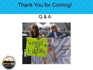 Thank You for Coming!

        Q&A
 