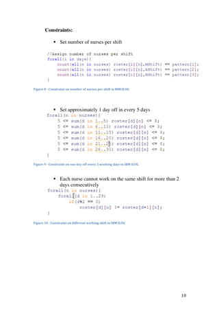 Nurse Rostering Problem - A comparison between Constraint Programming ...