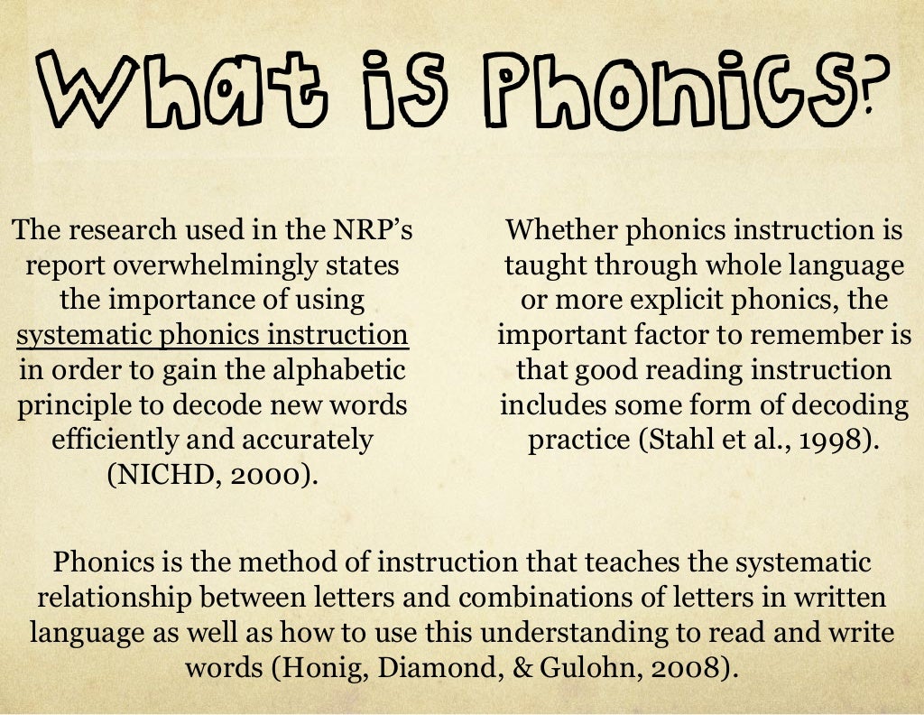 NRP Phonics Presentation
