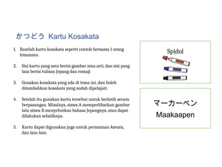 Nihongo Raku Raku Nihonog Raku - Raku Tema 3 mochimono.pptx