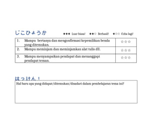 Nihongo Raku Raku Nihonog Raku - Raku Tema 3 mochimono.pptx
