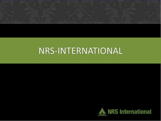 NRS international is an NGO, work for Disaster Affected people.