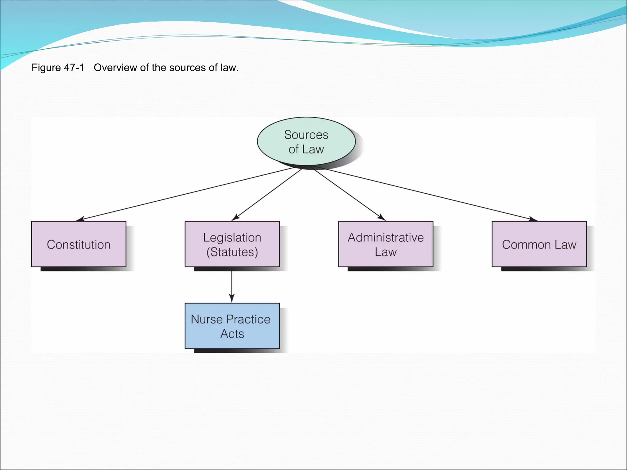 Figure 47-1 Overview of the sources of law.
 