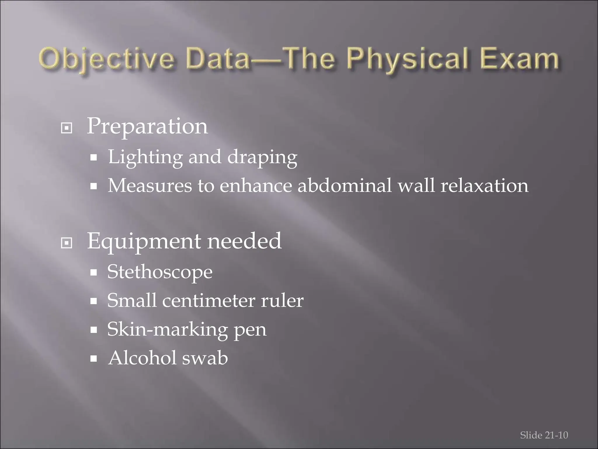 01. ASSESSMENT OF THE ABDOMEN NRS 102. PPT | PPT
