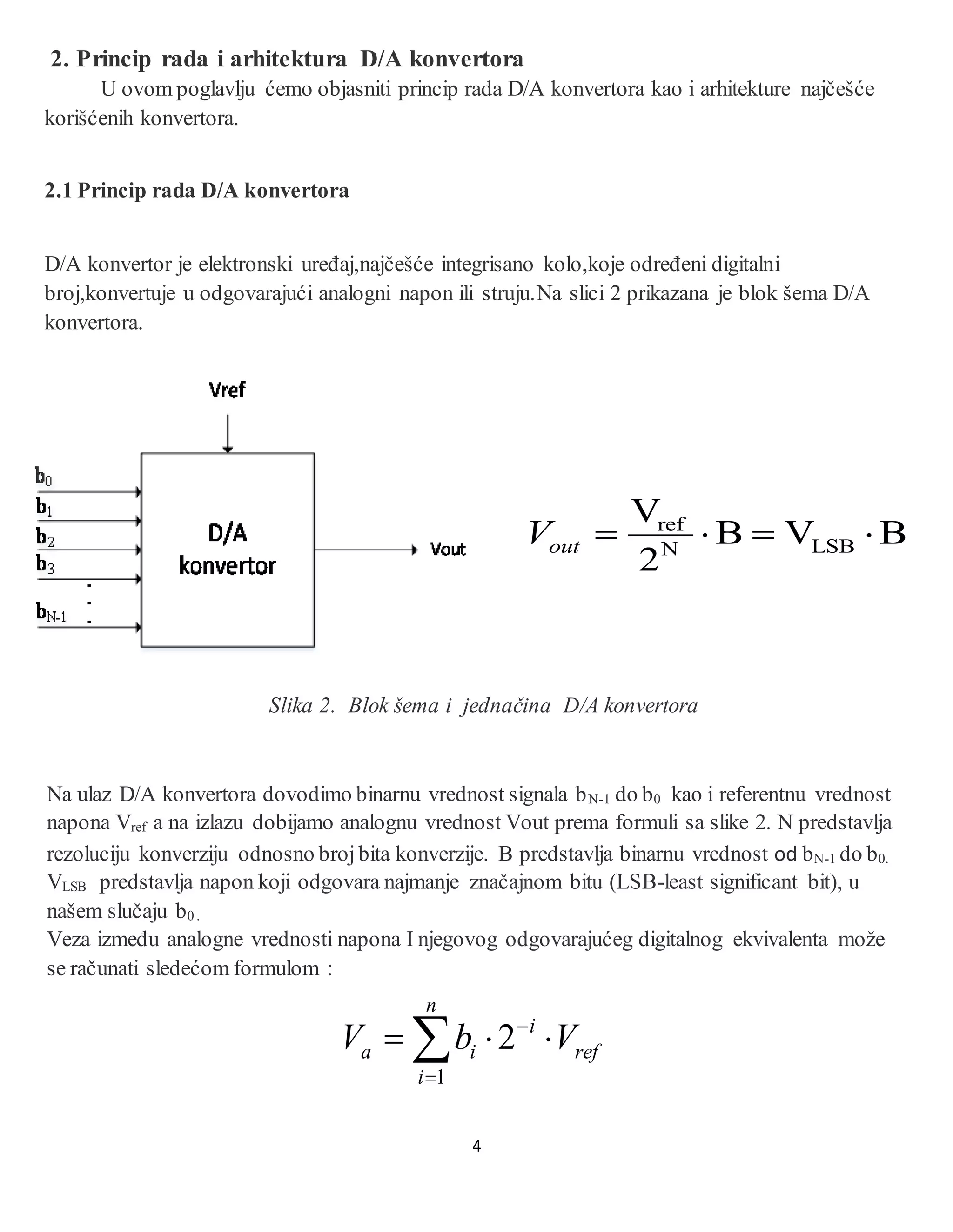 Embedded systems : D/A converters | DOCX