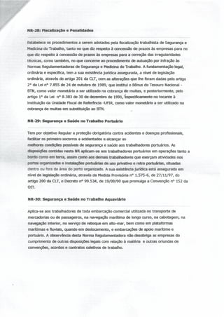 Nr segurança do trabalho