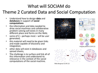SOCIAM: The Theory and Practice of Social Machines Slide 21