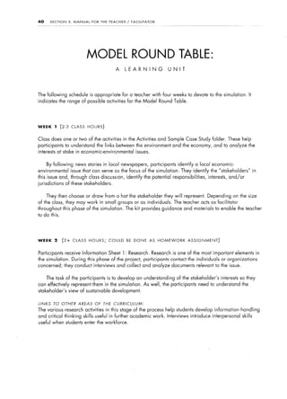 Model Round Table for Youth Kit