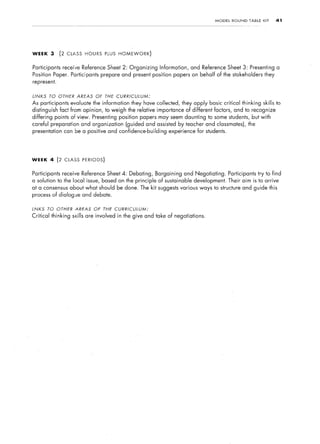 Model Round Table for Youth Kit