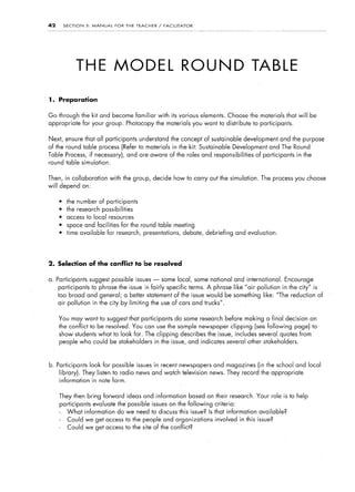 Model Round Table for Youth Kit