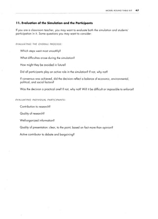 Model Round Table for Youth Kit