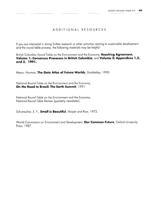 Model Round Table for Youth Kit