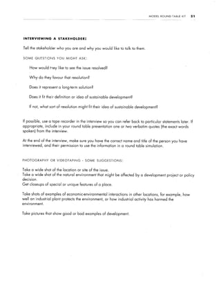 Model Round Table for Youth Kit