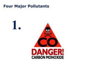 1.
Four Major Pollutants
 