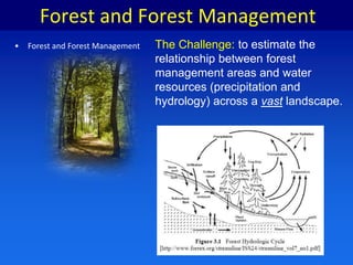 Water Profiles provide holistic overview of interconnections between water resources and forest products industry operationsElements of Water Profile Forest and Forest Management