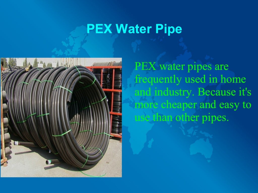 Different Types of Water Pipes And Their Uses