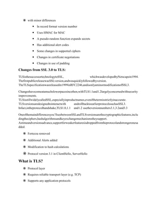 What is TLS/SSL? | DOCX