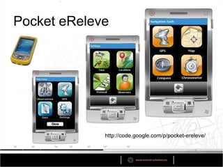 Pocket eReleve




             http://code.google.com/p/pocket-ereleve/
 