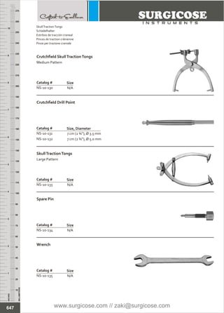 Ns Instruments Neurosurgery Instruments Names