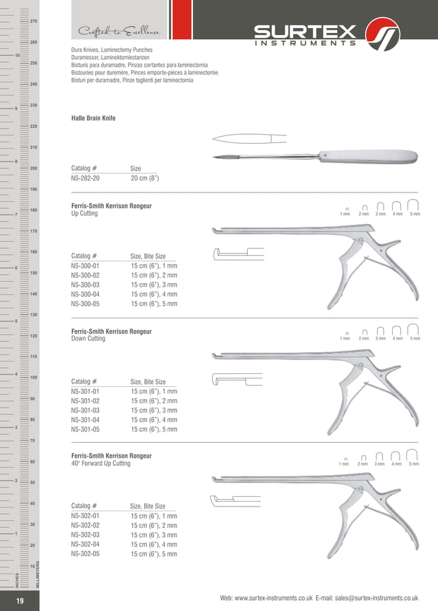 NEUROSURGERY INSTRUMENTS CATALOGUE | PDF