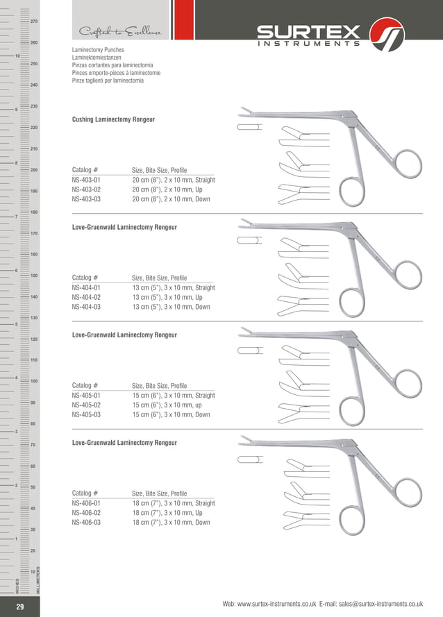NEUROSURGERY INSTRUMENTS CATALOGUE | PDF