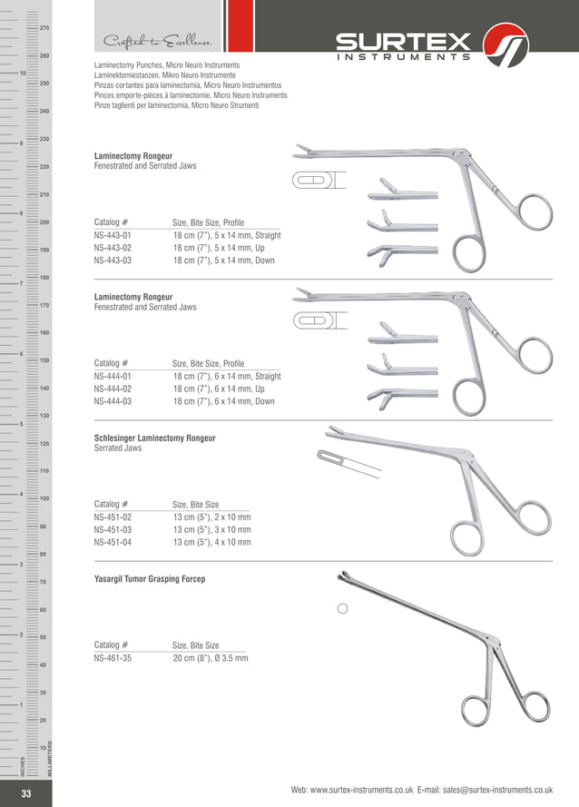 NEUROSURGERY INSTRUMENTS CATALOGUE | PDF