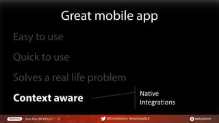 @OutSystems #nextstepBLX
Native
Integrations
 