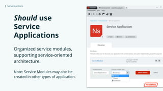 Service Actions | PPTX