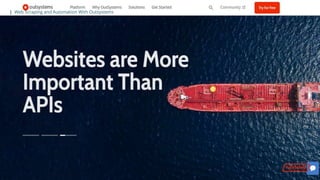 | Web Scraping and Automation With Outsystems
 
