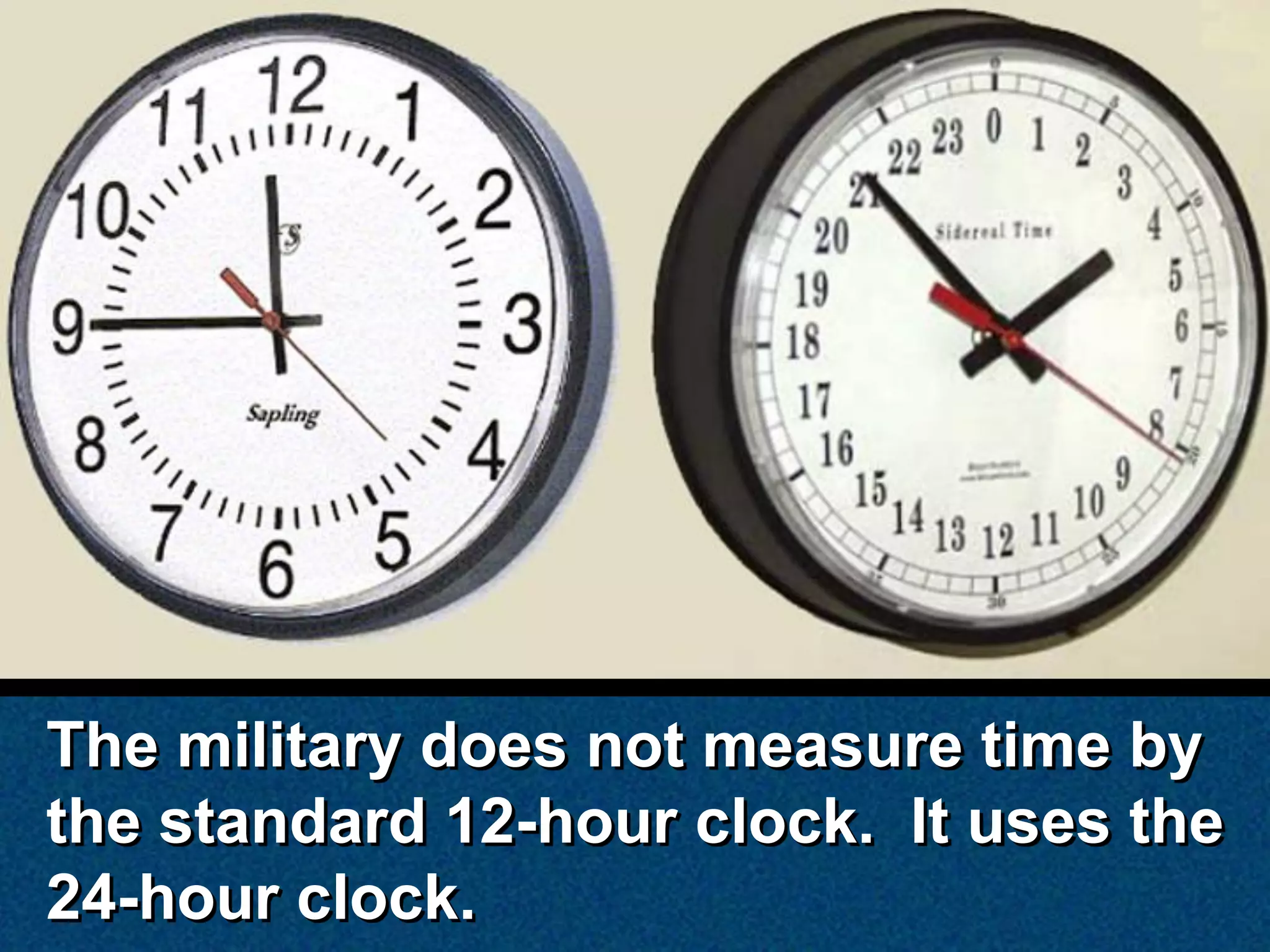 Ns1 App. A - 24 Hour Clock