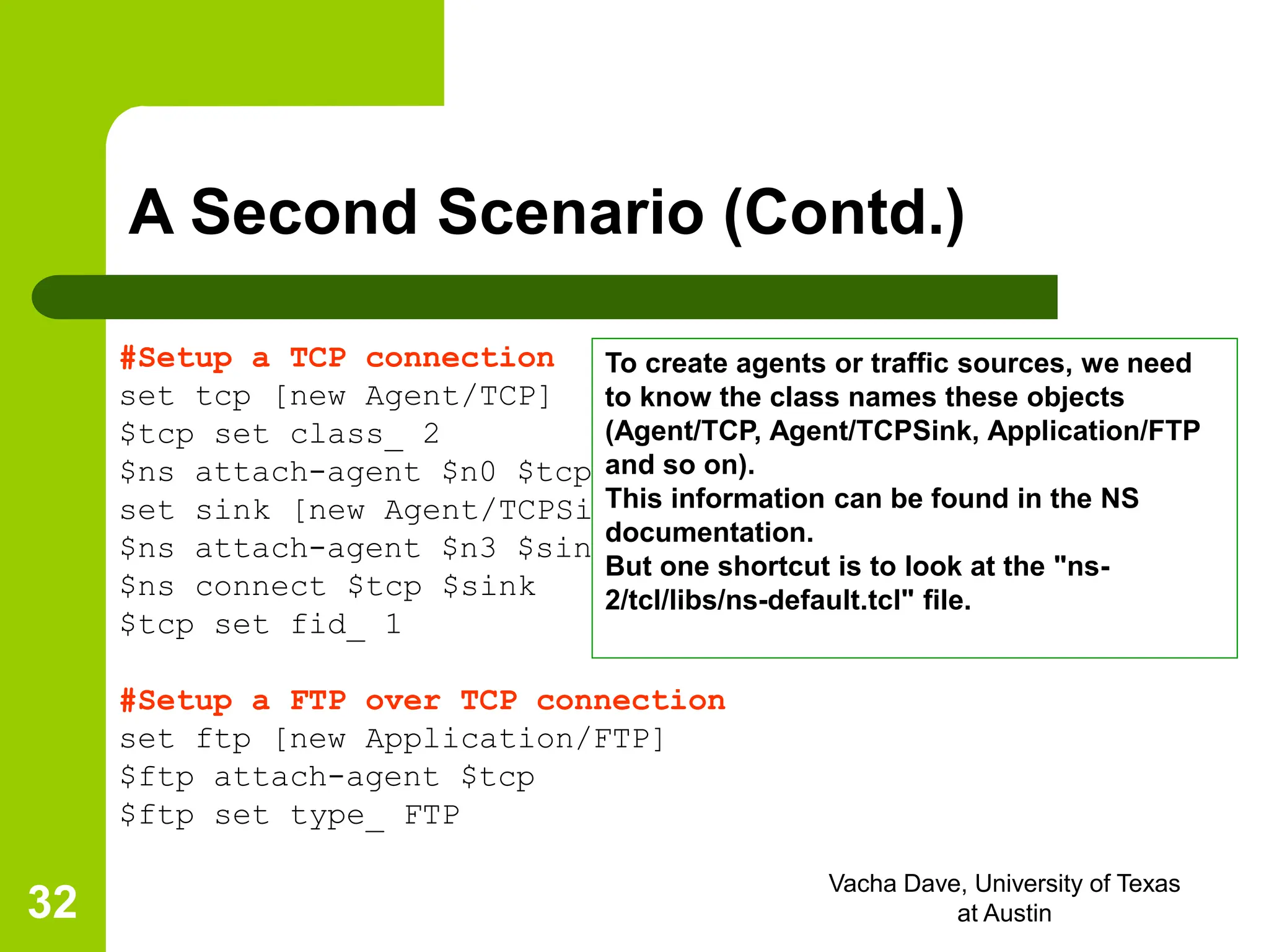 NS2 Overview - Network Simulator Tutorial | PPT