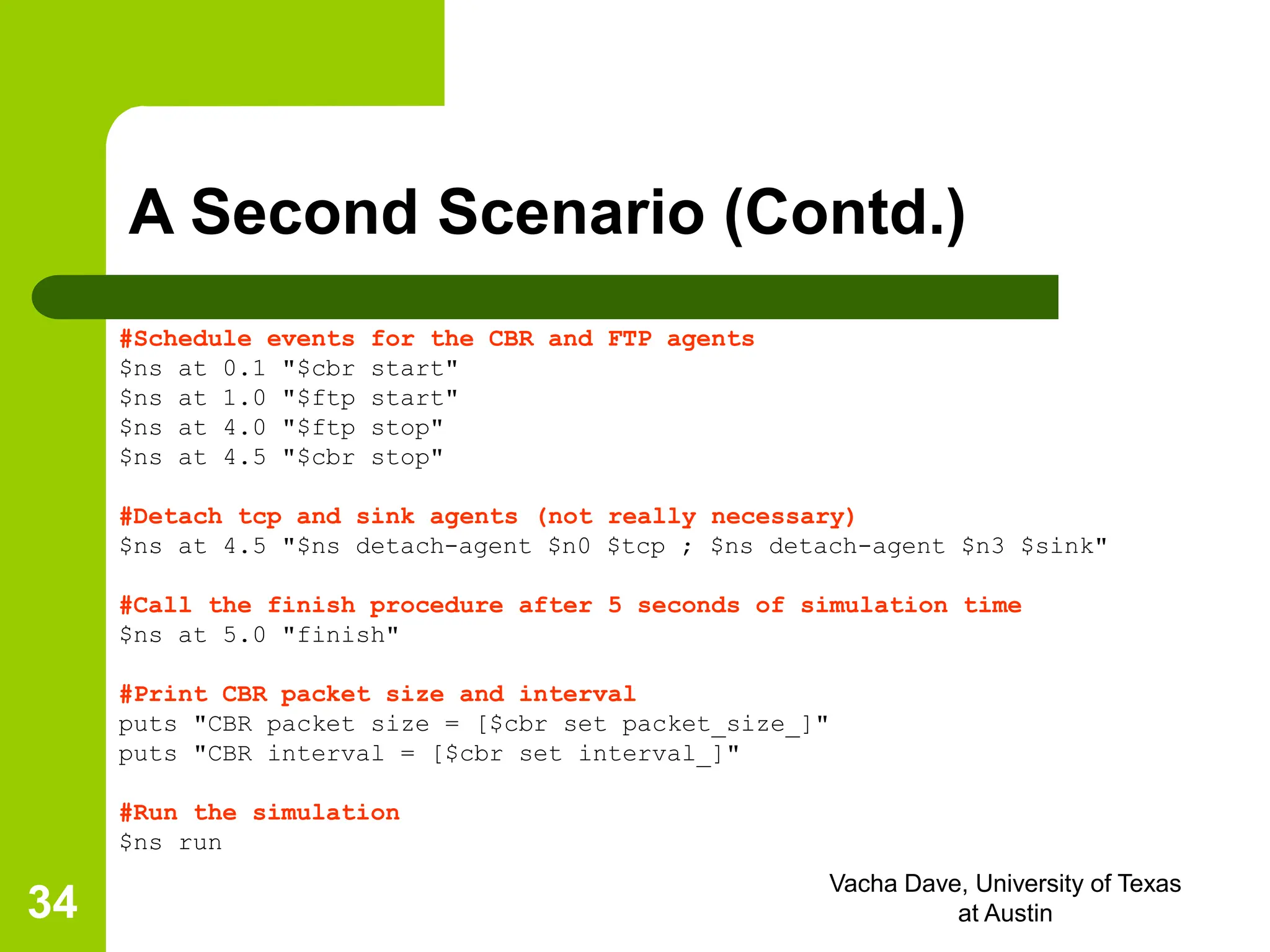 NS2 Overview - Network Simulator Tutorial | PPT