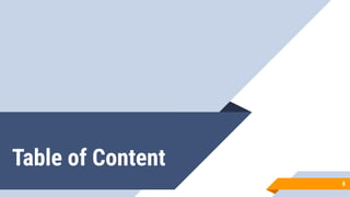 Table of Content
8
 