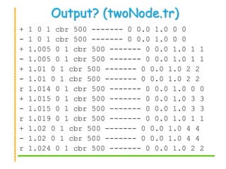 NS2: AWK and GNUplot - PArt III | PDF