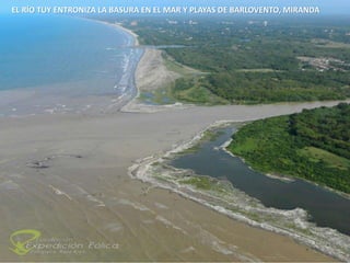 EL RÍO TUY ENTRONIZA LA BASURA EN EL MAR Y PLAYAS DE BARLOVENTO, MIRANDA
 