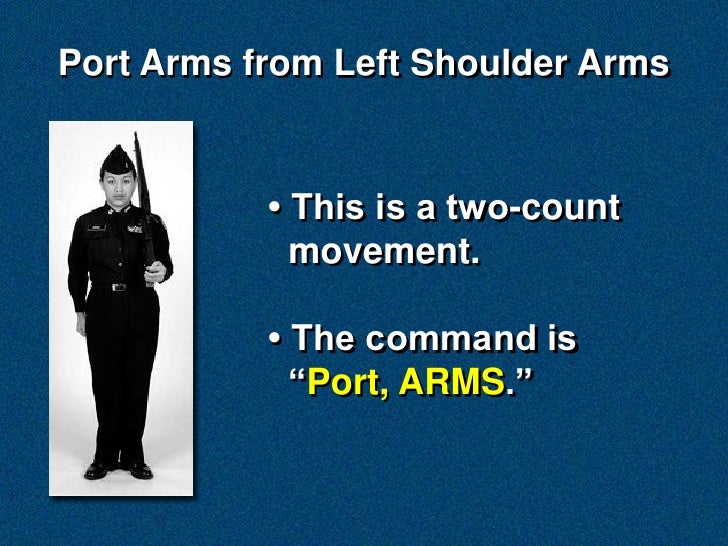 NS2 Manual of Arms with NJROTC Drill Rifle