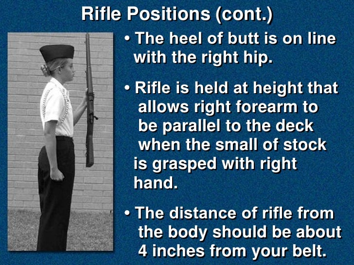NS2 Manual of Arms with NJROTC Drill Rifle