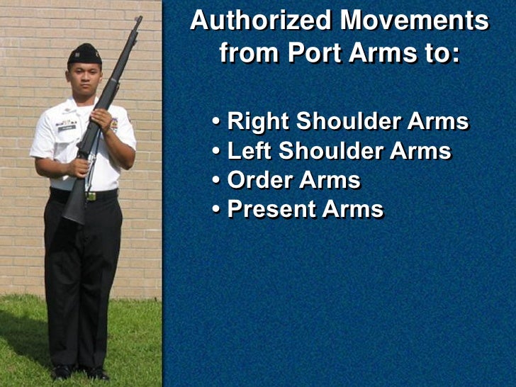 NS2 Manual of Arms with NJROTC Drill Rifle