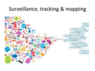 Surveillance, tracking & mapping

 